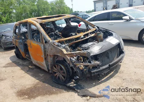 2014 Honda Odyssey Ex-L z USA, uszkodzony, nr VIN 5FNRL5H69EB024228